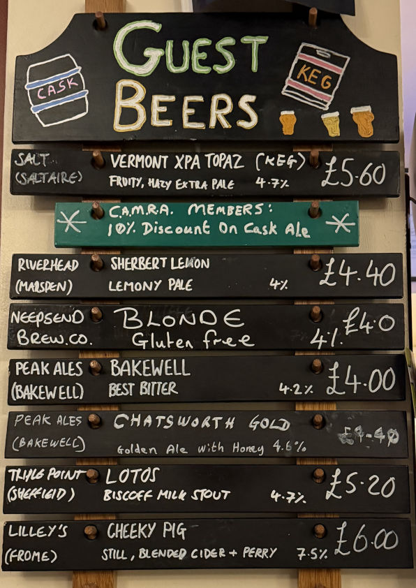 Beer Board Sign